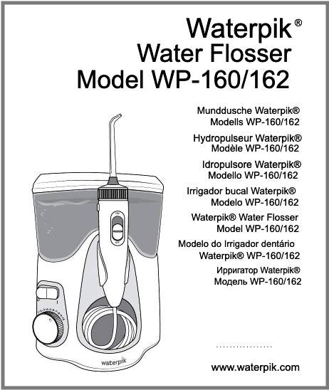 Manual de utilizare Irigator/dus bucal Waterpik Ultra Plus WP-160